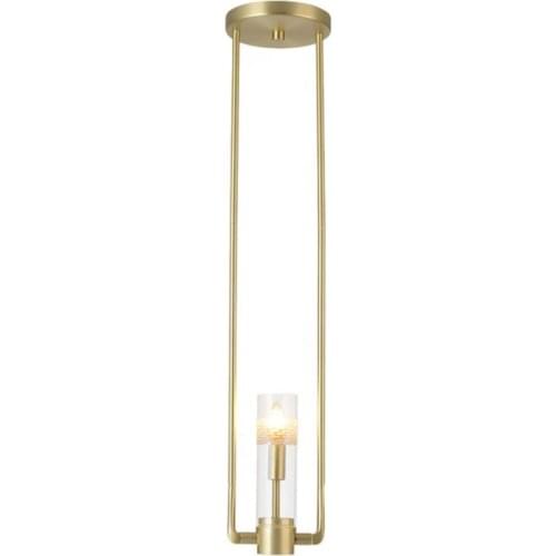 Copper post-modern light unique design candlestick decorated pendant light ETL89507