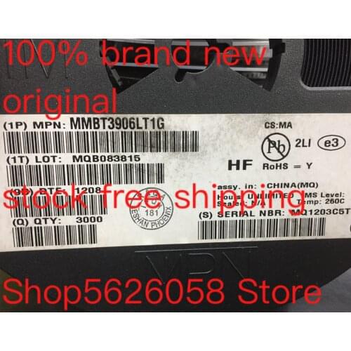 MMBT3906LT1G SOT23 100% new original freeshipping STOCK 50PCS-3000PCS/LOT