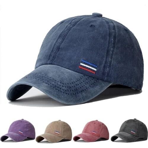 Mens Baseball Cap Dad Hat Womens Autumn Hat Snapback Embroidery Cotton Retro Denim Fabric Cap Male Hats BQM103