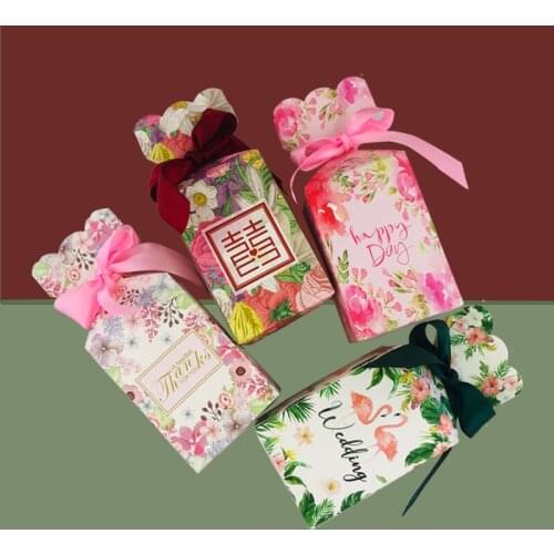 Gift box Paper Candy Boxes Gift Bag Wedding Favor box Baby Shower Favors Birthday Party Christmas Supplies Wedding Decoration