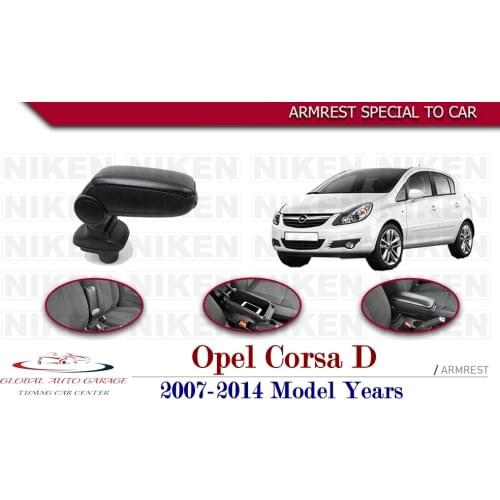 For Opel Corsa D Armrest 2007-2014 Car Accessories Storage Box Easy Install Universal Cup Holder Interior Auto Charging USB Best