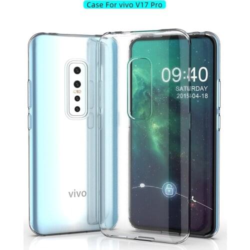 VIVO V17 Pro Case VIVO V17 Pro Silicone Transparent TPU Phone Case On For VIVO V17Pro V 17 Pro Back Cover