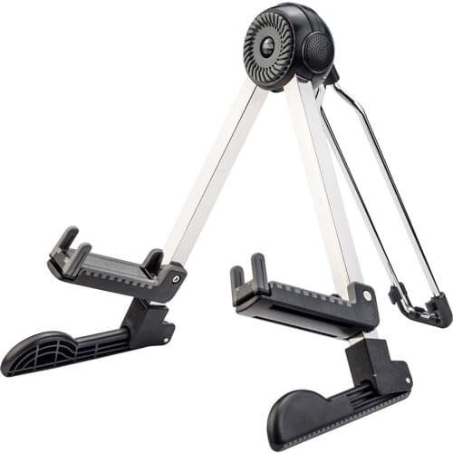 Guitto GGS-03 Robot-shaped Collapsoble Guitar Bass Stand for Acoustic Guitar Ukulele Violin Banjo Mandolin Electric Guitar Stand