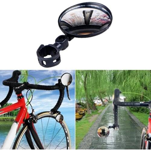 50% Hot Sale Bicycle Bike Universal Handlebar 360 Degree Rotate Wide Angle Rearview Mirror