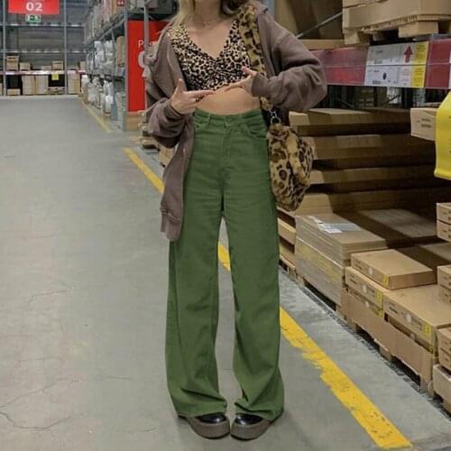 Vintage corduroy trousers women pants loose Wide leg pants high street dancing pants streetwear women cargo pants women