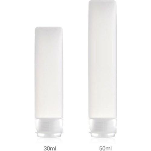 200Pcs/Lot 30 50ML PE Flip Tube Lotion Bottled Separately Hand Cream Cleanser Shampoo Shower Gel Travel Sub Bottle HA2464