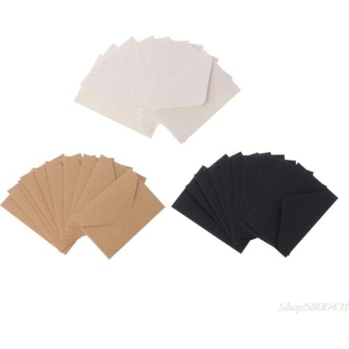 50pcs/lot Craft Paper Envelopes Vintage European Style Envelope For Card Scrapbooking Gift O21 20 Dropshipping