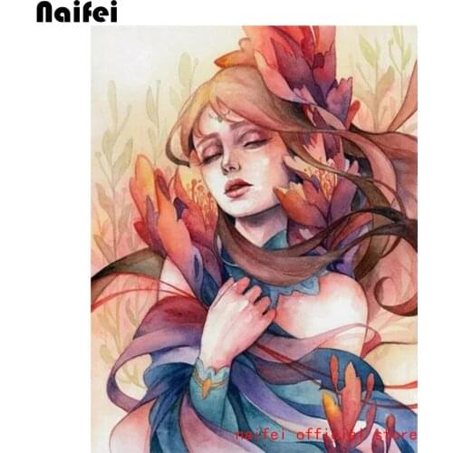 5D Mosaic Picture Diamond Embroidery Beautiful Flower Women Diy Diamond Painting Cross Stitch full Square round Rhinestone decor