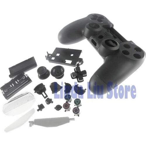 6sets Replacement Full shell case with buttons mod kit Housing Cover for PS4 jds-050 jdm-050 jdm-055 Gamepad Protection Case
