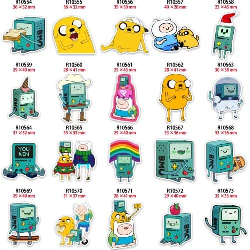 Acrylic Resin Cute BMO Jake The Dog Cartoon Cabochon Adventure Time Printed 30pcs/lot for Earring Keychains DIY Dec Accessories