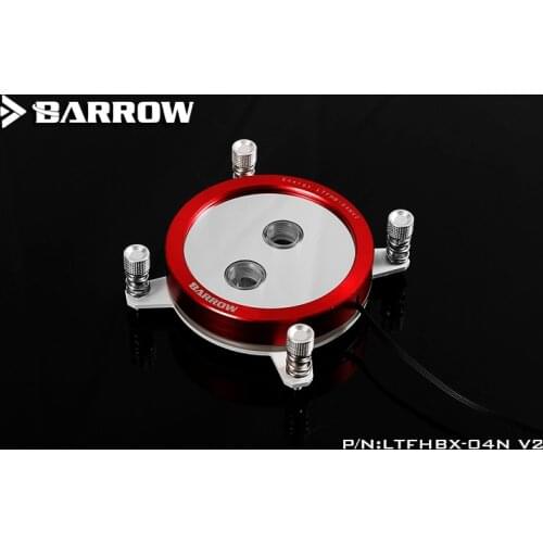 Barrow LTFHBX-04N-V2, For Intel 2011 / X99 / X299 CPU Water Blocks Mirror Extreme, LRC RGB v2 Acrylic Micro water cooling