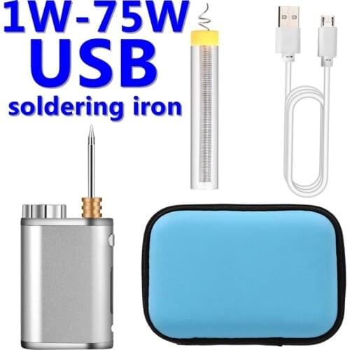 40W 80W 100W adjustable digital display battery-powered soldering iron USB charging with soldering wire wireless charging solder