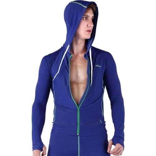 European And American Quick-drying Sunscreen Wetsuit Jellyfish Zipper Cardigan Long-sleeve Snorkeling Diving Suit For Couple