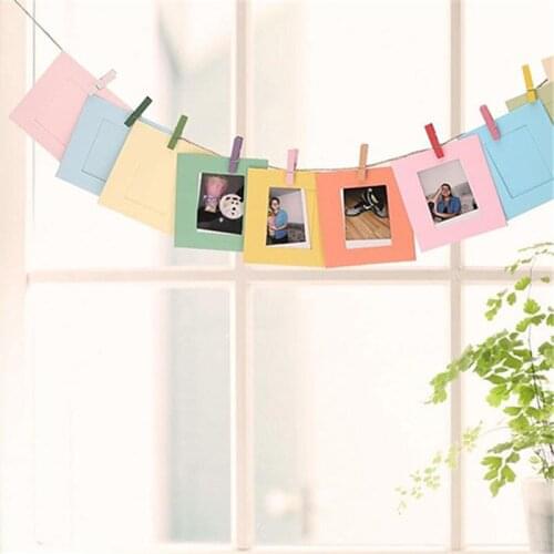 Wooden Clips Photo Decorative Led String Lights Hanging Wooden Clip Multi-function Wooden Note Holder
