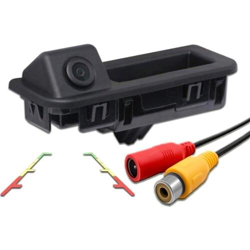 HD Handle Trunk Switch Car Rear View Camera For Audi Q2 Q2L Q5L A5 For Skoda rapid karoq 2020 KODIAQ Cayenne Polo Bora