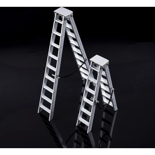 1/10 Scale Accessories Plastic Mini Folding Ladder for 1:10 RC Crawler Car Traxxas TRX4 Axial SCX10 Tamiya