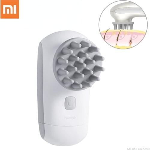 Xiaomi HiPee Multifunctional Head Massager Relax Stress Relieve Fatigue Wet Dry Face Cleansing Remove Blackhead For Body Massage