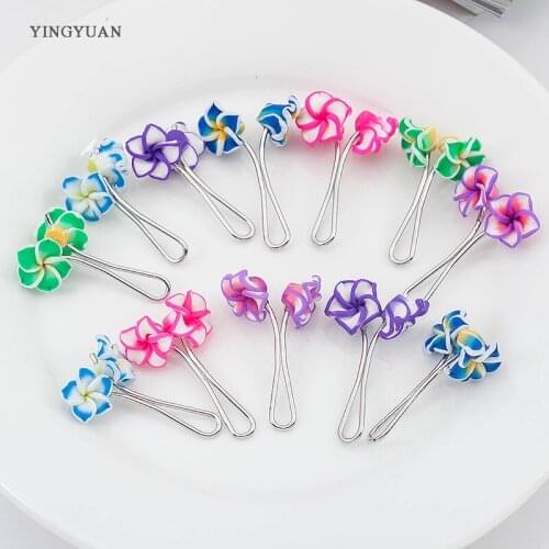 SP47 Fashion Flower muslim hijab headwear pins clip