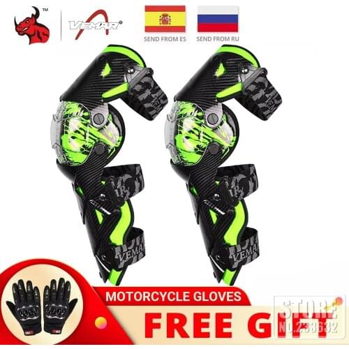 VEMAR Motorcycle Knee Pads Motocross Knee Guard Motorcycle Protection Motocross Equipment Four Season Racing Guards Safety Gears