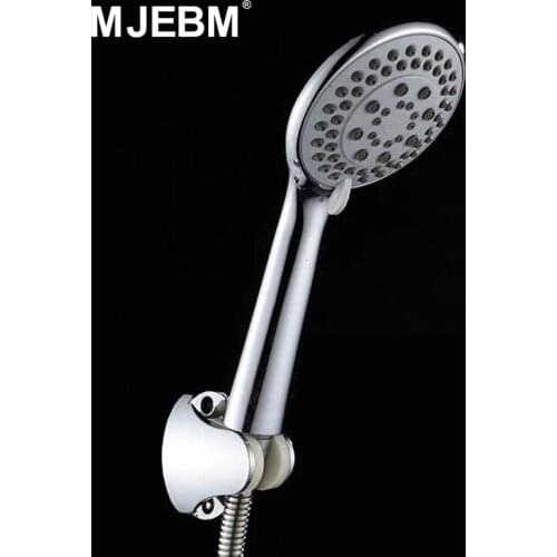 Shower Head ABS Chrome Bathroom Bath Shower Water Saving High Pressure Round Shape Hand Shower Heads