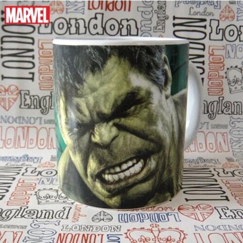 Disney Marvel Avengers Hero Hulk personalized mug mug coffee mug coffee mug ceramic cartoon environmental protection