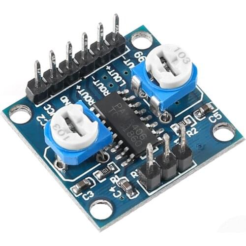 1pcs PAM8406 Digital Amplifier Board With Volume Potentiometer 5Wx2 Stereo