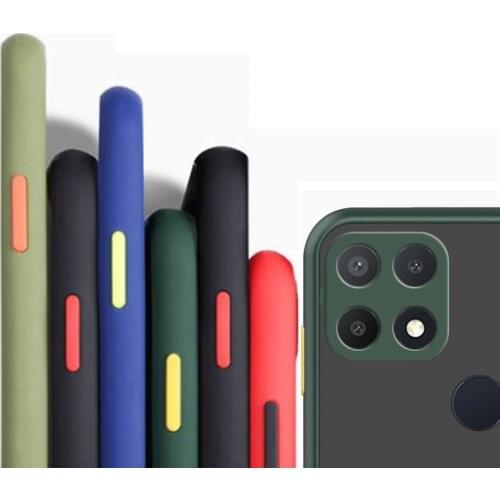 Shockproof Matte Hard Plastic Case For OPPO A15 A15s Cover Oppo a94 A53 5G A53S A73 A93 A33 2020 A72 A92 A52 Silicone Back Cover