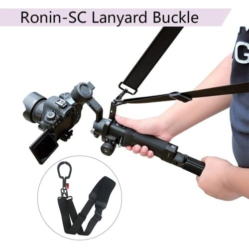 Lanyard Hang Rope Buckle with Screw Shoulder Strap Belt Sling Clasp for DJI Ronin-SC Handheld Gimbal Stabilizer Accessories