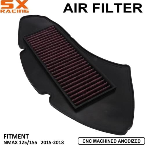 Motorcycle Air Cleaner Filter Replacement For YAMAHA N-MAX NMAX 125 155 NMAX125 NMAX155 2015 2016 2017 2018 Moto Accessories
