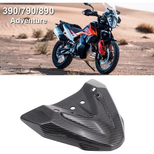 Carbon Fiber For 390 790 Adventure ADV 2019 2020 2021 890 ADV Motorcycle Front Beak Frame Nose Fairing Cowl Fender