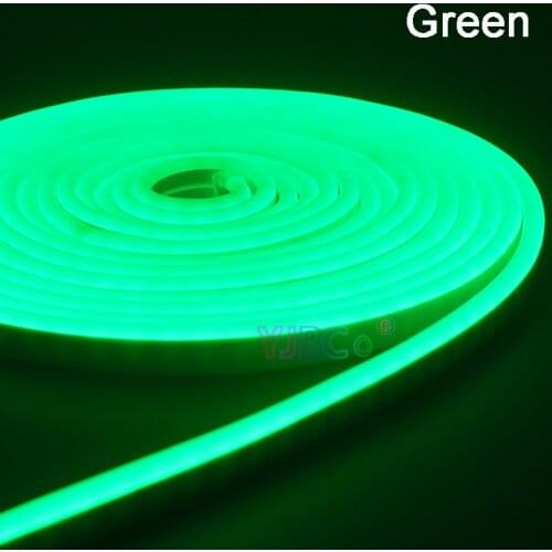 Outdoor Waterproof light DC12V Flexible Led Strip Neon Tape 5m 120leds/m SMD 2835 Soft Rope Bar Light Silicon Rubber Tube