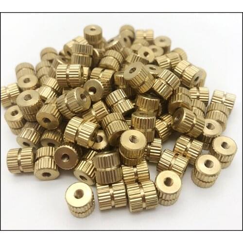 10 pcs secondary medium number knurled screw button shaft knurled screw secondary middle number nut