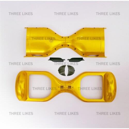 6.5" Hoverboard Plastic Cover Outer Shell Front Led Replacement Parts Frame Set for 2 Wheel Electric Balance Scooter Frame House