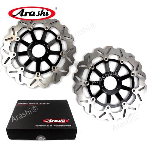 Arashi 1Pair CBR600F 1995-1998 CNC Floating Front Brake Disc Rotors For HONDA CBR 600 F 1995 1996 1997 1998