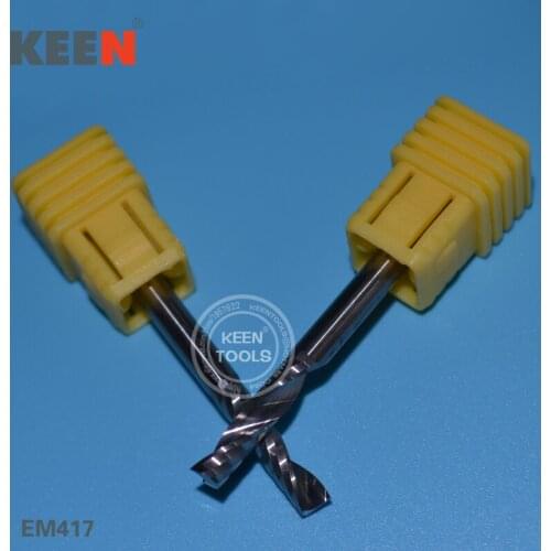 EM4.17mm(H2) Solid Carbide Cutting Tools, One Flute Spiral Bit, Woodworking Bits, Engraving Carving MDF, PVC Board, Acrylic