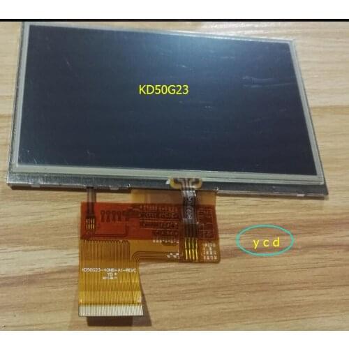 5inch original new Tape tp kd50g23-40nb-a1-revc screen navigation gps with touch kd50g23