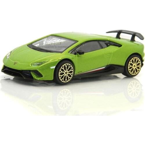 LAMBORGHINI Huracan LP 610-4 2014 green/gray/black Burago Die Cast car scale 1:43