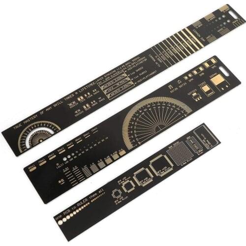 15cm 20cm 25cm Multifunctional PCB Ruler Measuring Tool Resistor Capacitor Chip IC SMD Diode Transistor Package Electronic Stock