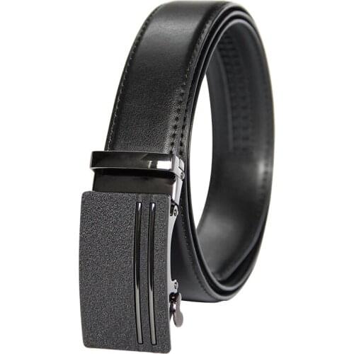 New Arrival Famous Brand Belt Men Top Quality Genuine Luxury Leather Belts for Men Strap Male Metal Leather Automatic Buckle Gol
