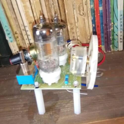 Super regeneration electronic tube radio kit, FM radio kit, 6J1+2P2 full direct current tube radio kit