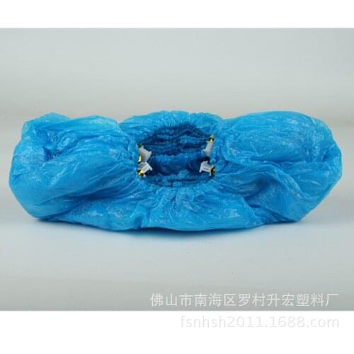T-shaped shoe cover for shoe cover machine Home office dustproof shoe cover Disposable PE shoe cover