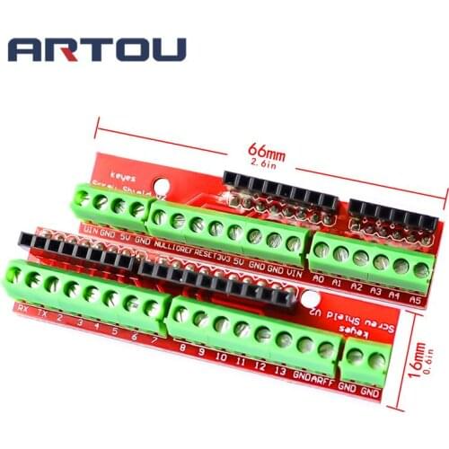 Screw Shield V2 Study Terminal Expansion Board (Double Support) for Arduino