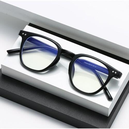 WackSaria Women Transparent Computer Glasses Frame Women Men Anti Blue Light Squard Eyewear Blue Light Blocking Glasses