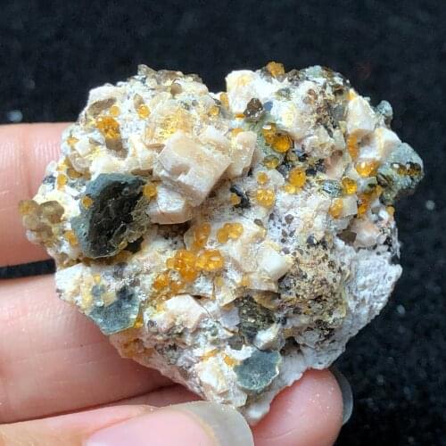 24.8g100% natural garnet and crystal mineral specimens stone home decoration healing energy teaching collection ornaments