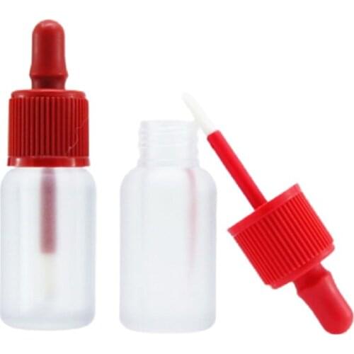 4ml Empty Round Lip Gloss Tube New Frosted Plastic Lip Gloss Containers Refillable Packaging Bottle Cosmetic Container 50/100pcs