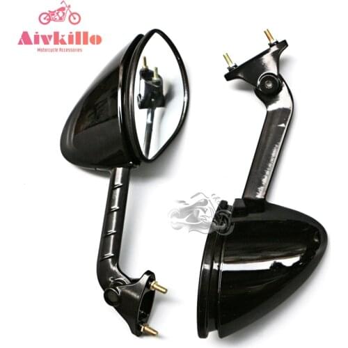 Side Black Rear View Mirror For Kawasaki ZX12R 02-06 ZX-14R 06-16 ZZR1400 07 08 09 10 11 12 13 14 15 Motorcycle