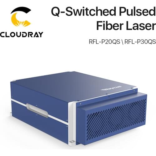 Cloudray Original Raycus Fiber Laser Q-switched Pulse 20W 30W RFL-P20QS/P30Q 1064nm Fiber Laser Source for Fiber Marking Machine