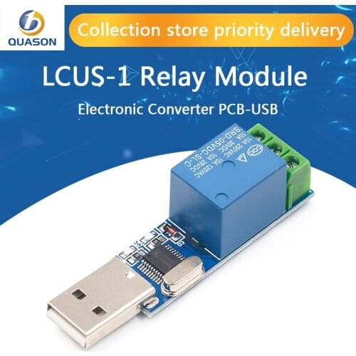 LCUS-1 type USB Relay Module Electronic Converter PCB USB Intelligent Control Switch