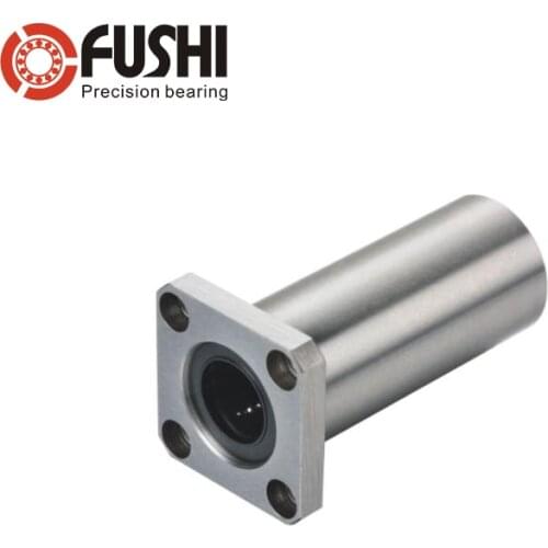LMK12LUU Long Linear Bearing 12*21*57 mm ABEC-5 ( 2 Pcs ) LMK 12LUU LMK 12MM Square Flange Type Bearings LMK12 LUU
