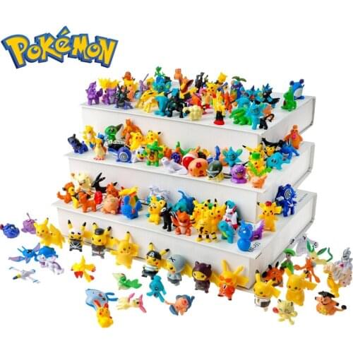 Hot Sale Pokemon 2-3 CM Anime Toys Model Kawaii Pikachu Action Figure Collection Decoration Dolls Toys For Kids Birthday Gift